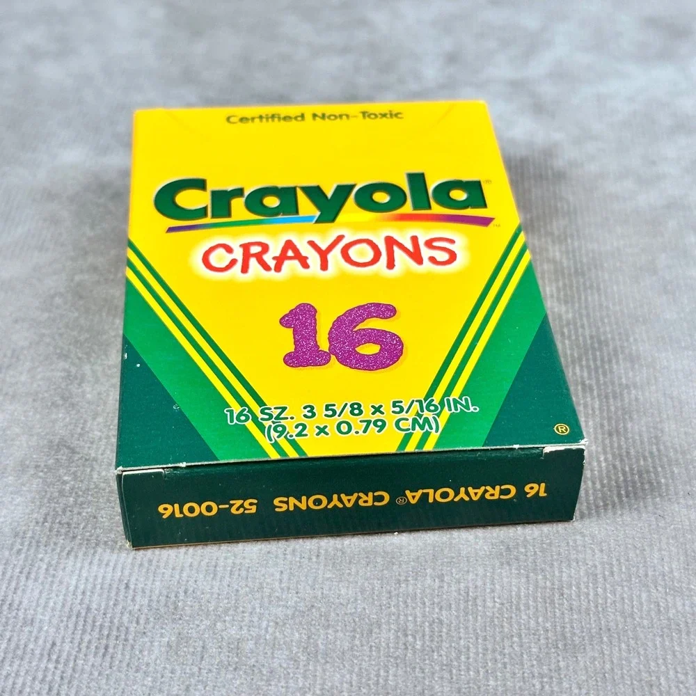 Vintage 1997 Crayola Crayons 16 Count Classic Colors Non Toxic Art Supplies